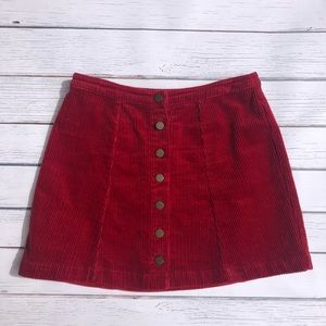 Forever 21 Red Skirt
